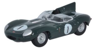 Oxford Diecast 76DTYP001 Jaguar D Type 1956 Le Mans  - 1:76 Scale