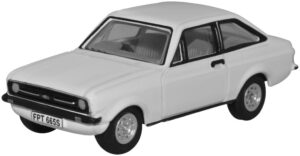 Oxford Diecast 76ESC003 Ford Escort Mk2 Diamond White  - 1:76 Scale