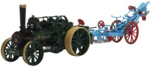 Oxford Diecast 76FBB005 Fowler BB1 Ploughing Engine 15334 Lady Caroline and Plough - 1:76 Scale