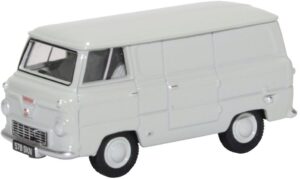 Oxford Diecast 76FDE010 Ford 400E Van Cargo Grey  - 1:76 Scale