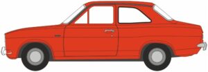 Oxford Diecast 76FE005 Ford Escort MK1 Sunset Red  - 1:76 Scale