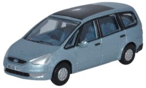 Oxford Diecast 76FG001 Ford Galaxy - Ice Blue  - 1:76 Scale