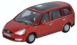 Oxford Diecast 76FG003 Ford Galaxy - Tango Red  - 1:76 Scale