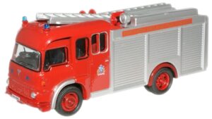 Oxford Diecast 76FIRE004 Bedford TK Fire Engine - NI Fire Brigade  - 1:76 Scale