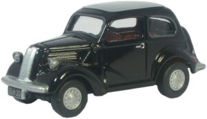Oxford Diecast 76FP003 Ford Popular 103E - Black  - 1:76 Scale