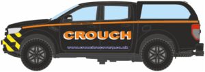 Oxford Diecast 76FR004 Ford Ranger Hard Back Crouch Recovery  - 1:76 Scale