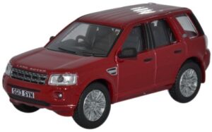 Oxford Diecast 76FRE001 Land Rover Freelander - Red  - 1:76 Scale