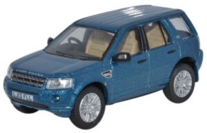 Oxford Diecast 76FRE003 Land Rover Freelander - Mauritius Blue  - 1:76 Scale