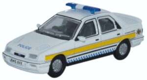 Oxford Diecast 76FS002 Ford Sierra Sapphire - Nottinghamshire Pol  - 1:76 Scale