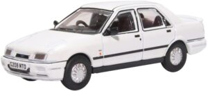Oxford Diecast 76FS005 Ford Sierra Sapphire Diamond White  - 1:76 Scale