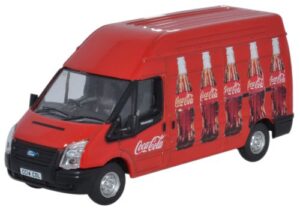 Oxford Diecast 76FT013CC Ford Transit - Coke  - 1:76 Scale