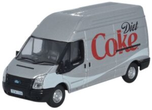 Oxford Diecast 76FT019CC Ford Transit LWB High Roof - Diet Coke  - 1:76 Scale