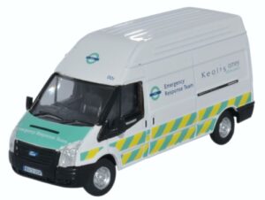 Oxford Diecast 76FT029 Ford Transit Mk5 LWB High Docklands Light  - 1:76 Scale