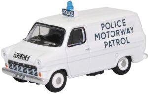 Oxford Diecast 76FT1007 Ford Transit Mk1 Police MWay Patrol (Gwent  - 1:76 Scale