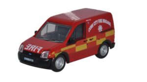 Oxford Diecast 76FTC003 Ford Transit Connect Cork City Fire Brigad  - 1:76 Scale