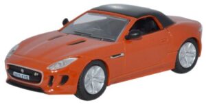 Oxford Diecast 76FTYP003 Jaguar F Type - Firesand  - 1:76 Scale