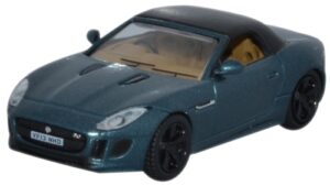 Oxford Diecast 76FTYP005 Jaguar F Type - British Racing Green Metal  - 1:76 Scale