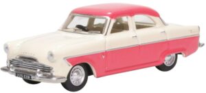 Oxford Diecast 76FZ003 Ford Zodiac MkII Ermine White and Pink  - 1:76 Scale