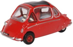Oxford Diecast 76HE002 Heinkel Kabine Spartan Red  - 1:76 Scale