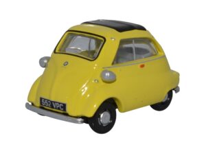 Oxford Diecast 76IS004 BMW Isetta Yellow  - 1:76 Scale