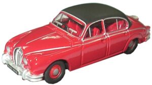 Oxford Diecast 76JAG2001 Jaguar MkII - Regency Red  - 1:76 Scale