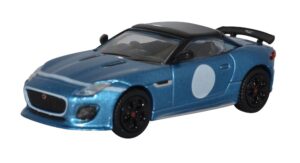 Oxford Diecast 76JFT002 Jaguar F Type Project 7 Ultra Blue  - 1:76 Scale