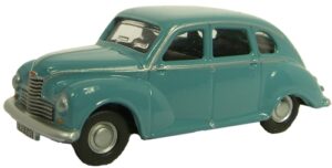 Oxford Diecast 76JJ001 Jowett Javelin - Turquoise  - 1:76 Scale