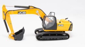 Oxford Diecast 76JS001 JCB JS220 Tracked Excavator - JCB  - 1:76 Scale