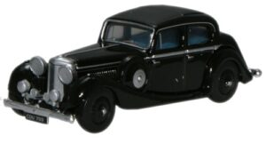 Oxford Diecast 76JSS002 Jaguar SS 2.5 Saloon - Black  - 1:76 Scale