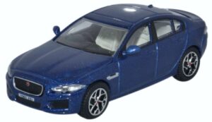 Oxford Diecast 76JXE002 Jaguar XE - Bluefire  - 1:76 Scale