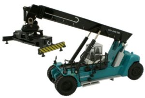 Oxford Diecast 76KRS001 Konecranes Reach Stacker - Blue  - 1:76 Scale