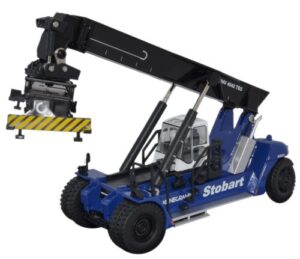 Oxford Diecast 76KRS003 Konecranes Reach Stacker - Eddie Stobart  - 1:76 Scale