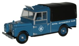 Oxford Diecast 76LAN1109004 Land Rover 109" Canvas - RAC  - 1:76 Scale