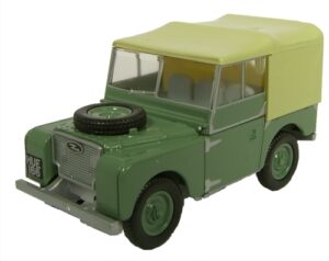 Oxford Diecast 76LAN180001 Land Rover 80 S1 (HUE) - Sage Green  - 1:76 Scale