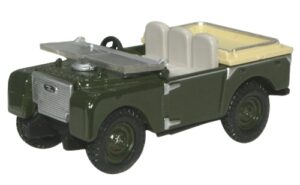 Oxford Diecast 76LAN180005 Land Rover S1 80" Flat Back Bronze Green  - 1:76 Scale