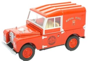 Oxford Diecast 76LAN188004 Land Rover S1 88" Hard - Royal Mail  - 1:76 Scale