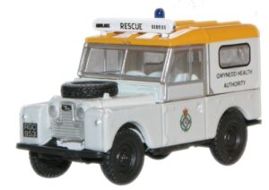 Oxford Diecast 76LAN188016 Land Rover Series 1 - Gwynedd Health  - 1:76 Scale