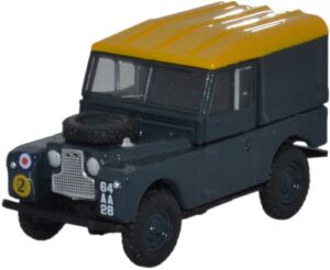 Oxford Diecast 76LAN188021 Land Rover Series 1 88 Hard Back RAF  - 1:76 Scale