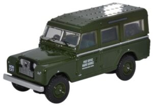 Oxford Diecast 76LAN2006 Land Rover Series II LWB S/Wagon Post Office Radio Service - Green - 1:76 Scale