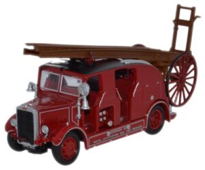 Oxford Diecast 76LC003 Leyland Cub FK7 Leamington Fire Brigade  - 1:76 Scale