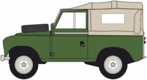 Oxford Diecast 76LR2AS005 Land Rover Series 2A SWB Canvas Bronze Green - 1:76 Scale