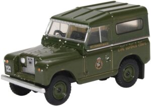 Oxford Diecast 76LR2S005 Land Rover Series II SWB Hard Back Civil D  - 1:76 Scale
