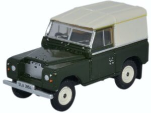 Oxford Diecast 76LR3S005 Land Rover Series III SWB Hard Top Bronze Green w. Beige Roof - 1:76 Scale