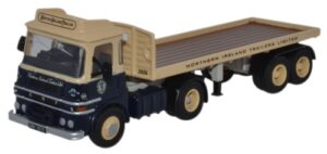 Oxford Diecast 76LV004 ERF LV F/bed Trailer N Ireland Trailers  - 1:76 Scale