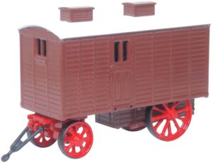 Oxford Diecast 76LW005 Living Wagon Brown  - 1:76 Scale