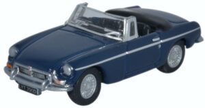 Oxford Diecast 76MGB008 MGB Roadster Mineral Blue  - 1:76 Scale