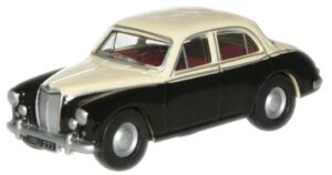 Oxford Diecast 76MGZ004 MGZB - Ivory/Black  - 1:76 Scale