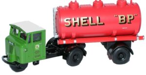 Oxford Diecast 76MH012 Mechanical Horse Tanker -  Shell-Mex & BP  - 1:76 Scale