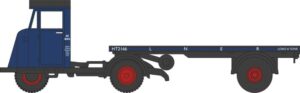 Oxford Diecast 76MH020 Scammell Mechanical Horse Flatbed LNER  - 1:76 Scale