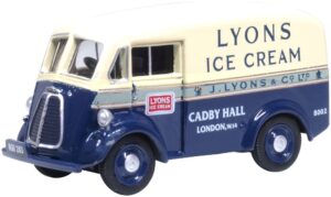 Oxford Diecast 76MJ013 Morris J Van Lyons Ice Cream  - 1:76 Scale